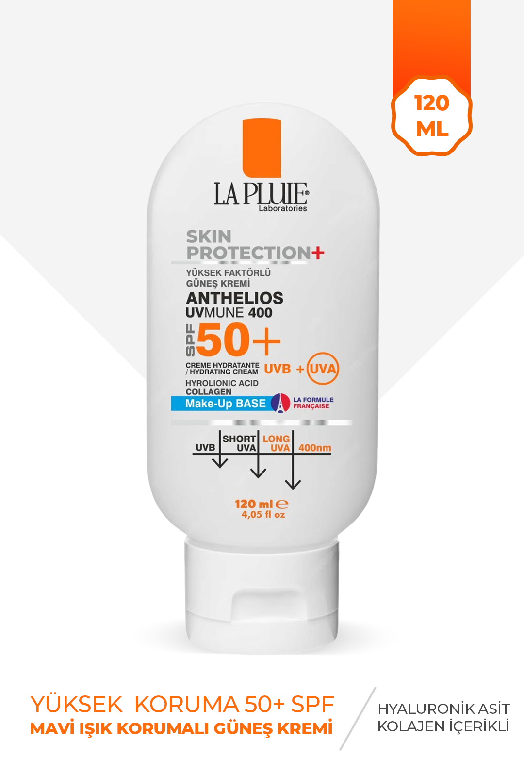 Cosmétique ULTRA LONG UVA PROTECTION GÜNEŞ KORUYUCU SPF50+ Tüm Cilt Tipleri 120ML