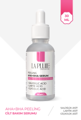 AHA+BHA PEELİNG SERUM 30ML SALYSYLIC ACID + LAKTIC ACID + GLYCOLIC ACID