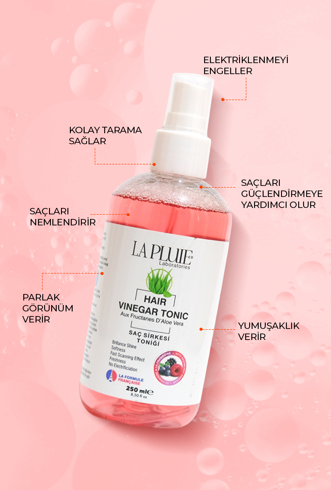 Kolajen Biotin Orman Meyveli Saç Sirkesi Ve Toniği All In One