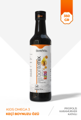 BonteVita KIDS OMEGA 3 + Propolis + Karamürver Katkılı Keçi Boynuzu Özü (Soğuk Sıkım) 350 Gr.