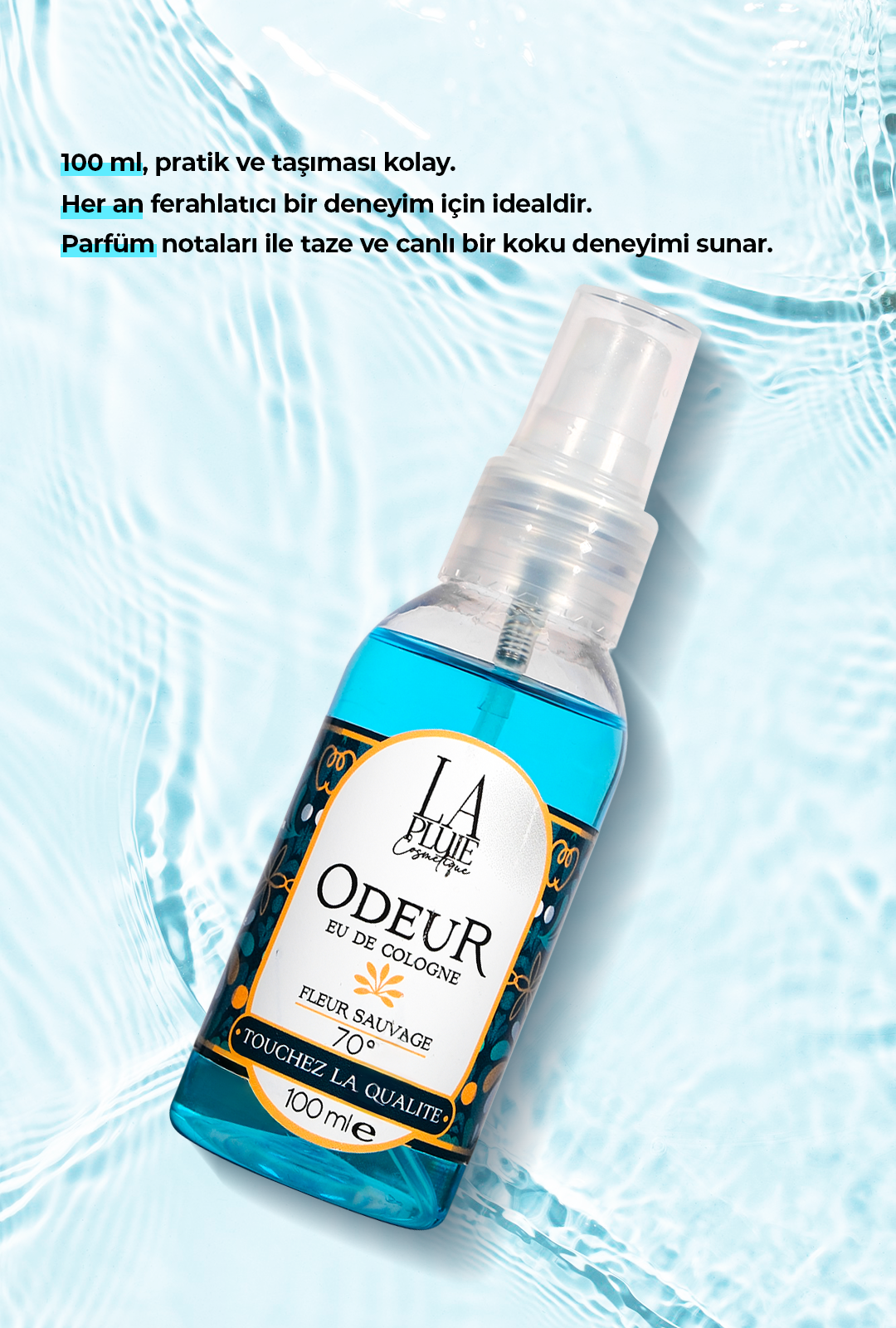 Fleur Sauvage Fresh 70° Kolonya