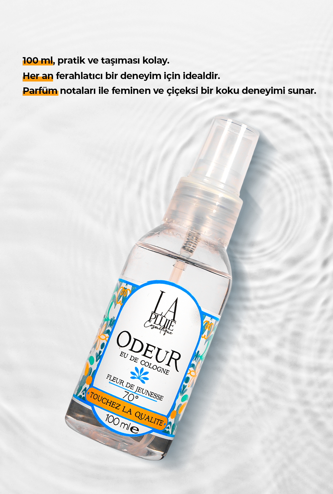 Kolonya Feminen Çiçeksi Koku 70°